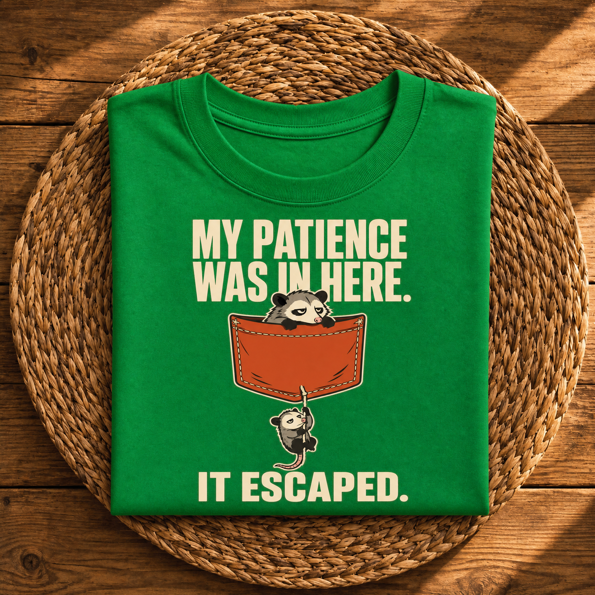 My Patience Escaped – Funny Sarcastic