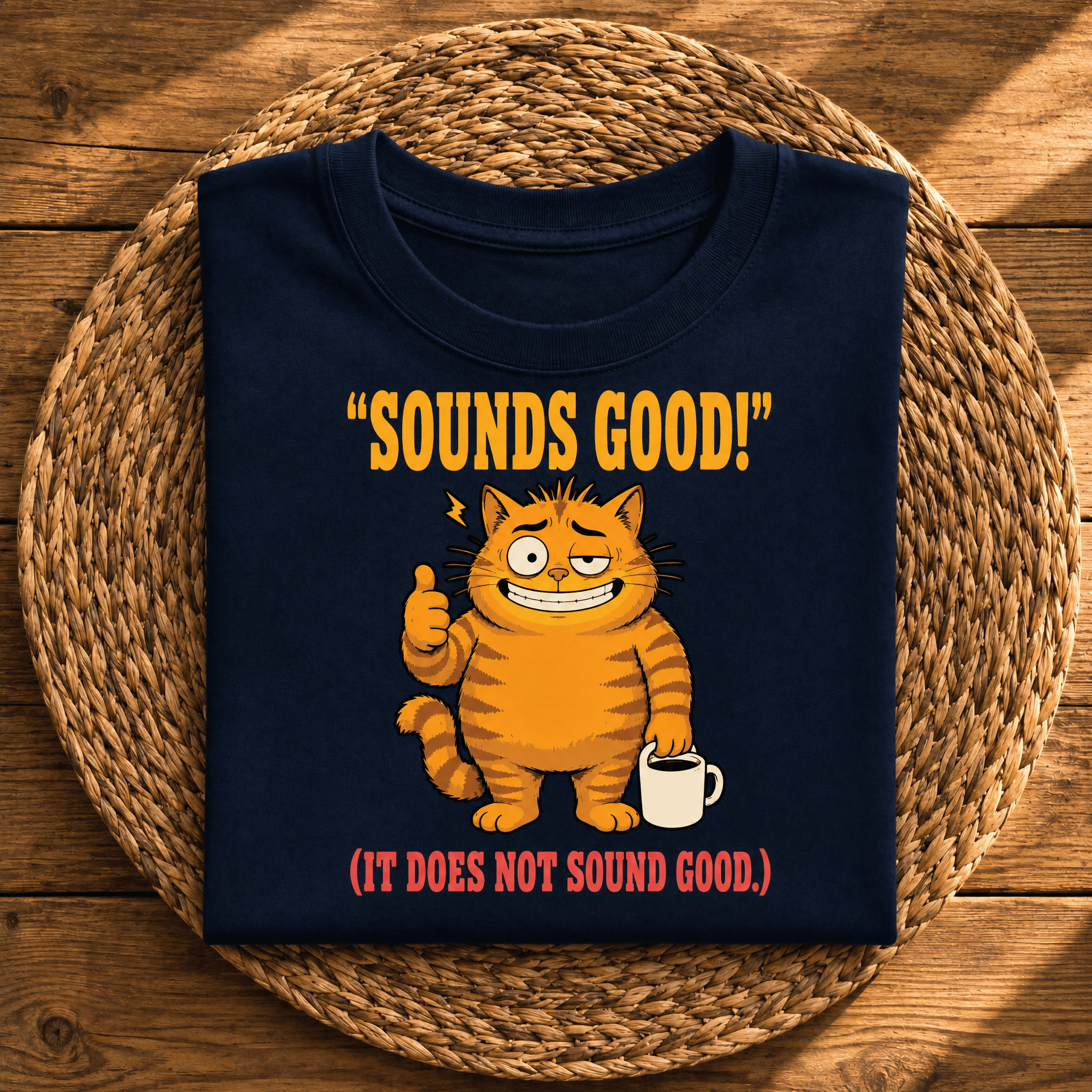 Sounds Good (It Does Not Sound Good) – Funny Sarcastic Cat