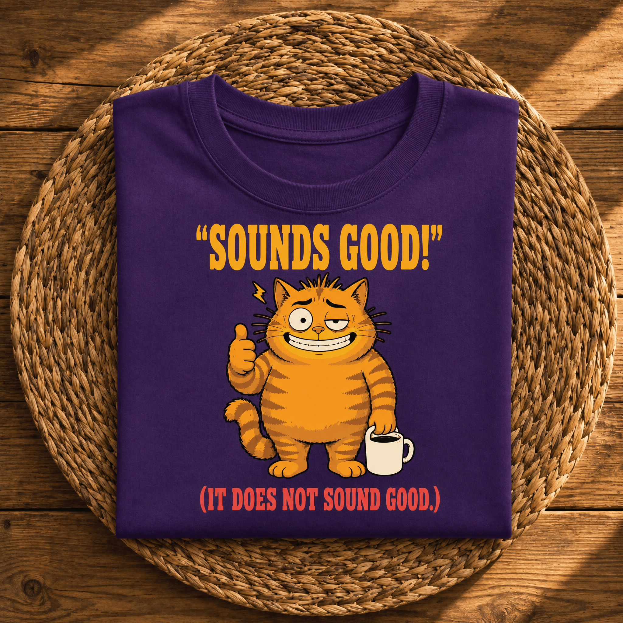 Sounds Good (It Does Not Sound Good) – Funny Sarcastic Cat