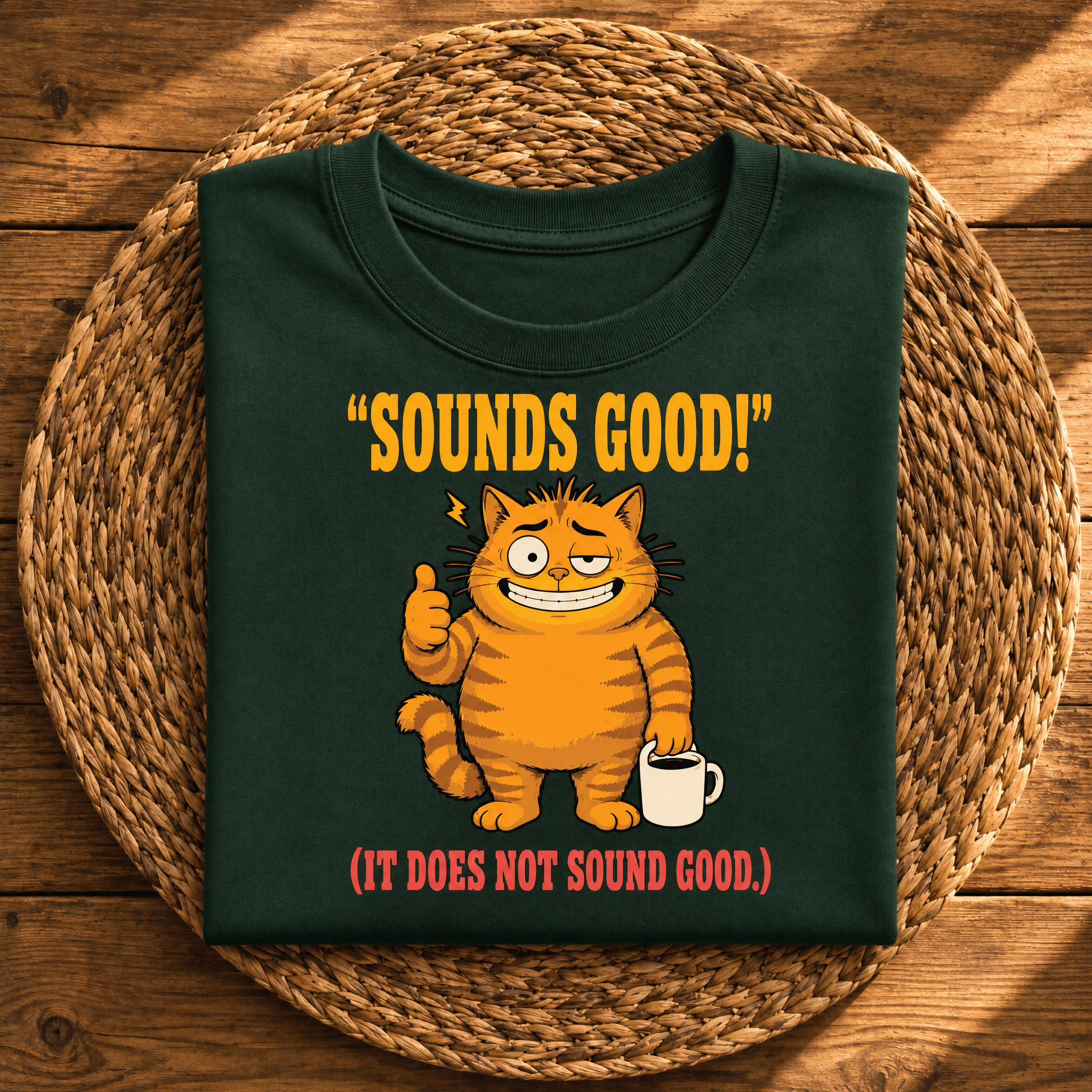 Sounds Good (It Does Not Sound Good) – Funny Sarcastic Cat