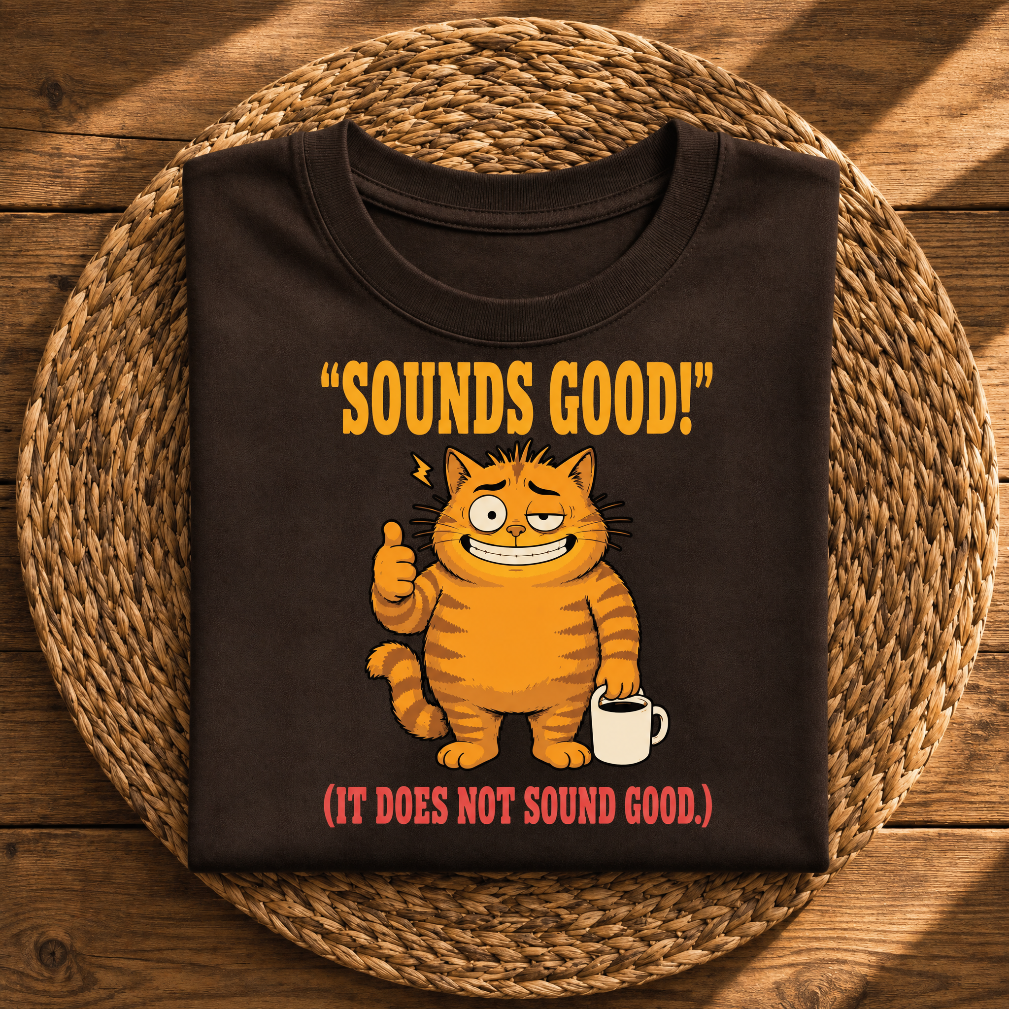 Sounds Good (It Does Not Sound Good) – Funny Sarcastic Cat