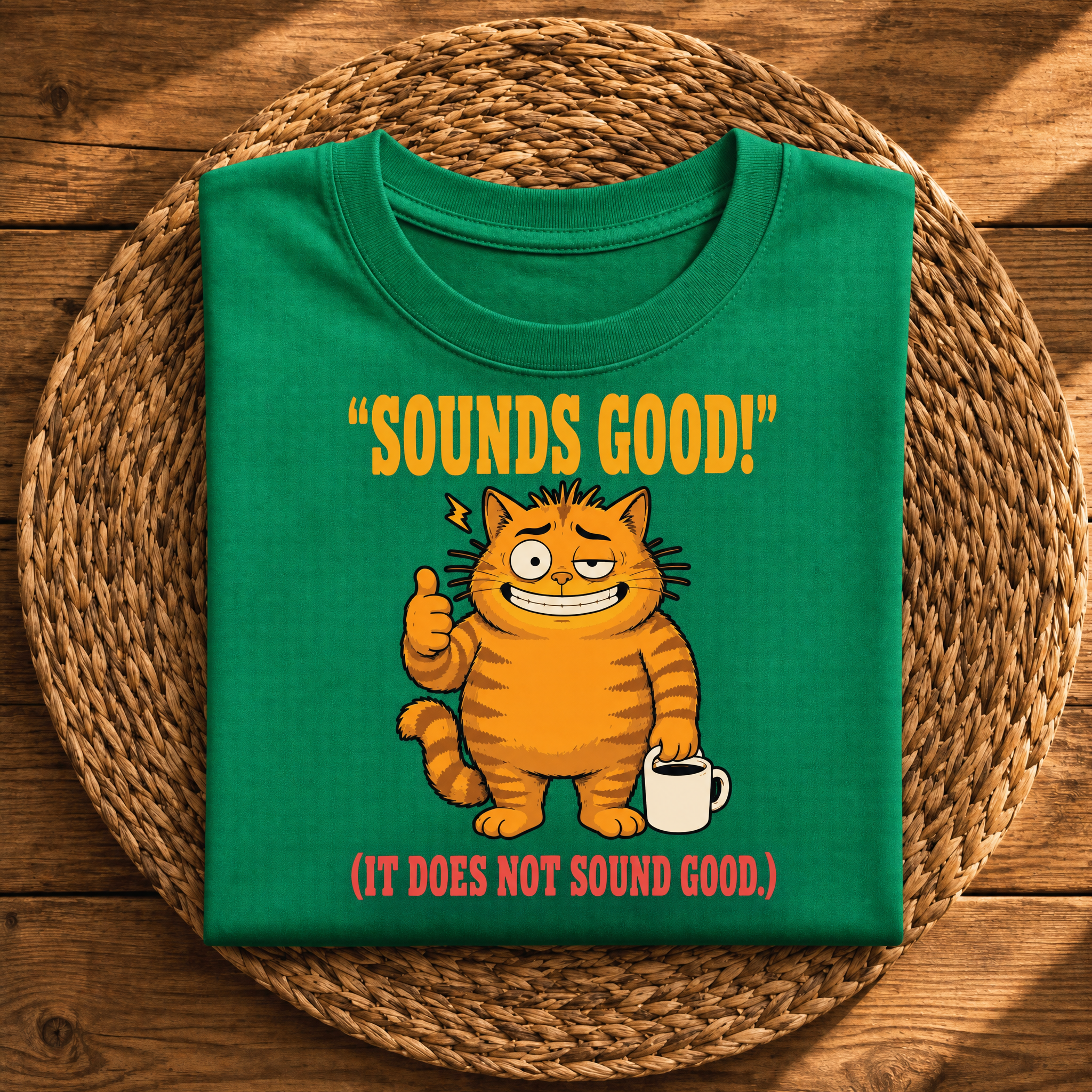 Sounds Good (It Does Not Sound Good) – Funny Sarcastic Cat