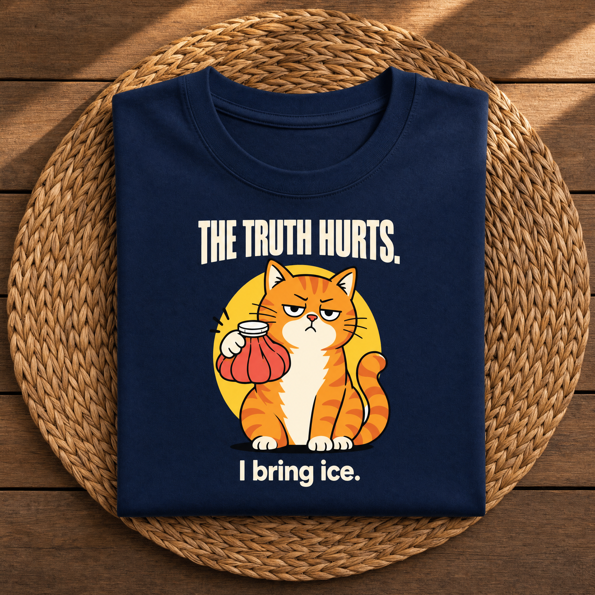 The Truth Hurts, I Bring Ice – Funny Sarcastic Cat