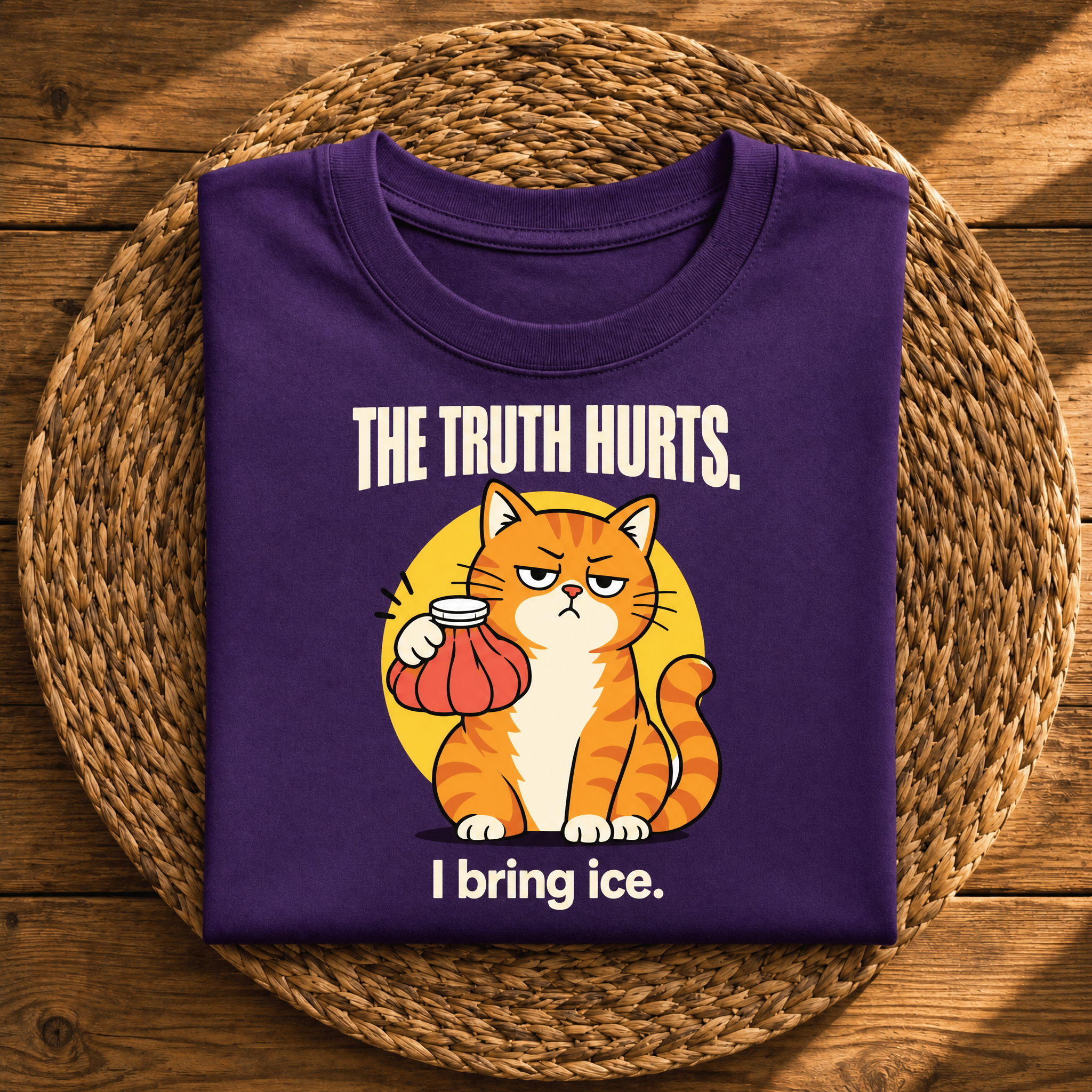 The Truth Hurts, I Bring Ice – Funny Sarcastic Cat