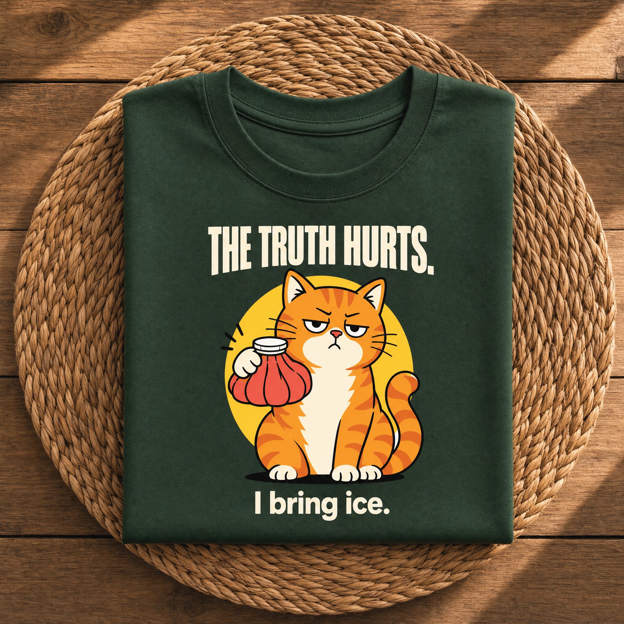 The Truth Hurts, I Bring Ice – Funny Sarcastic Cat
