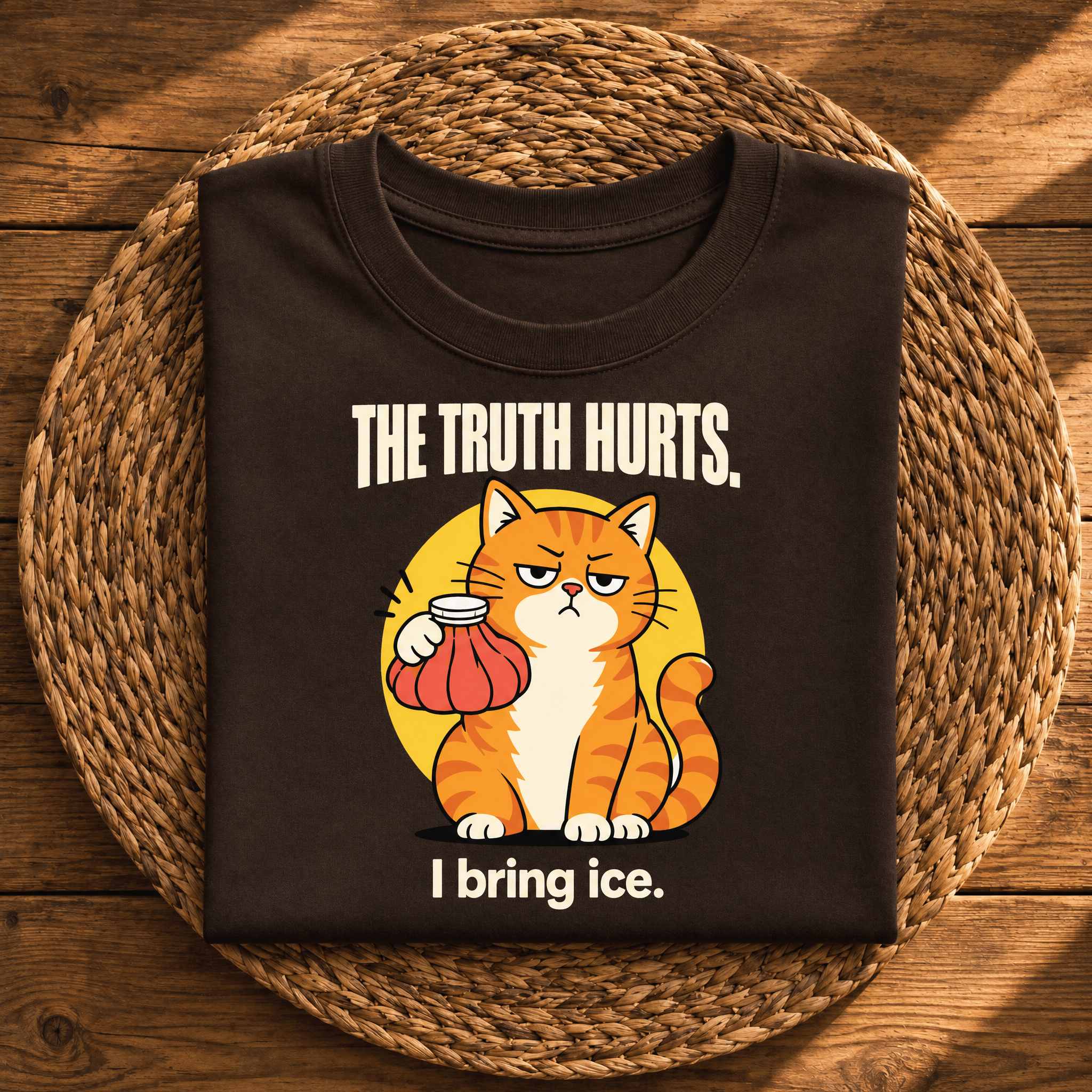 The Truth Hurts, I Bring Ice – Funny Sarcastic Cat