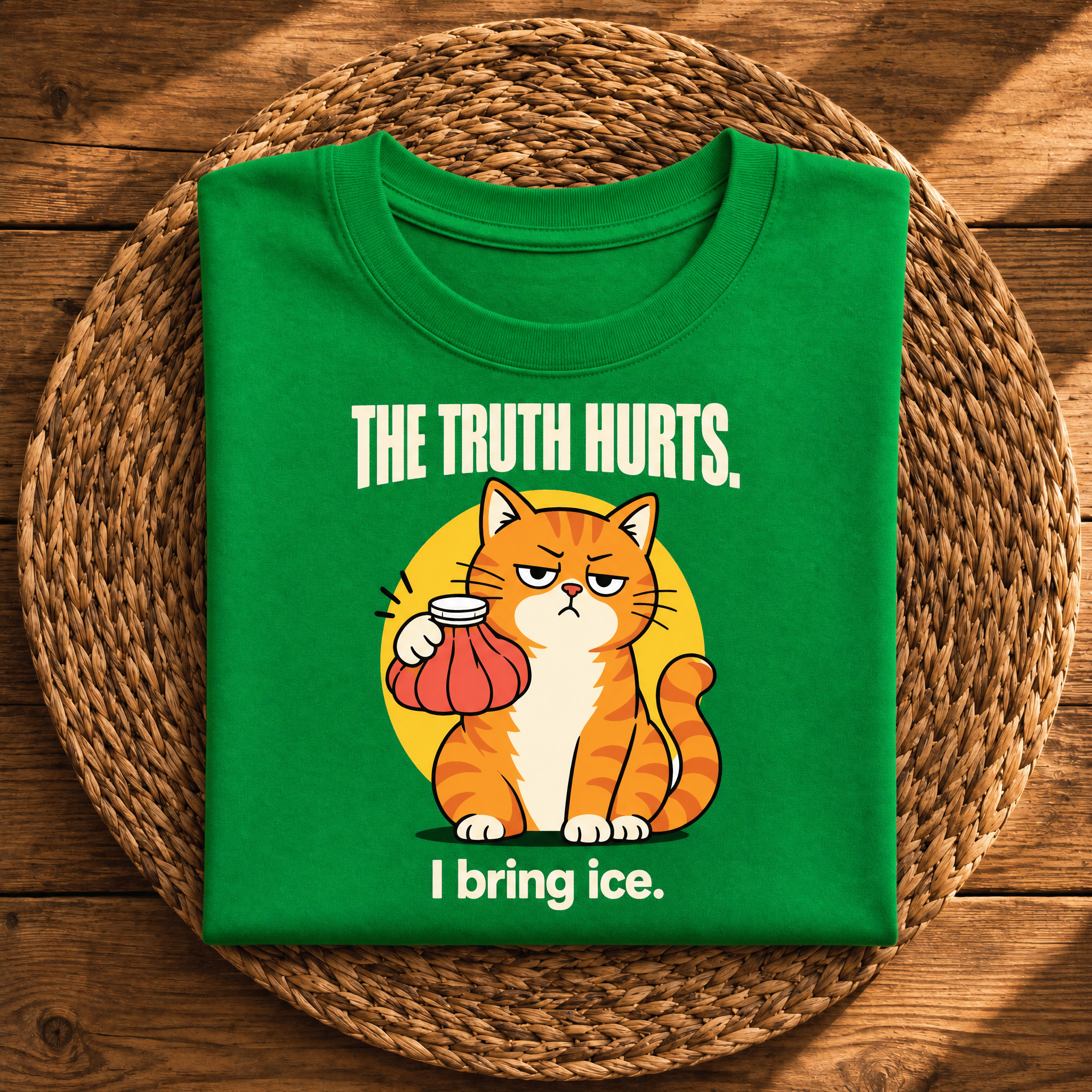 The Truth Hurts, I Bring Ice – Funny Sarcastic Cat
