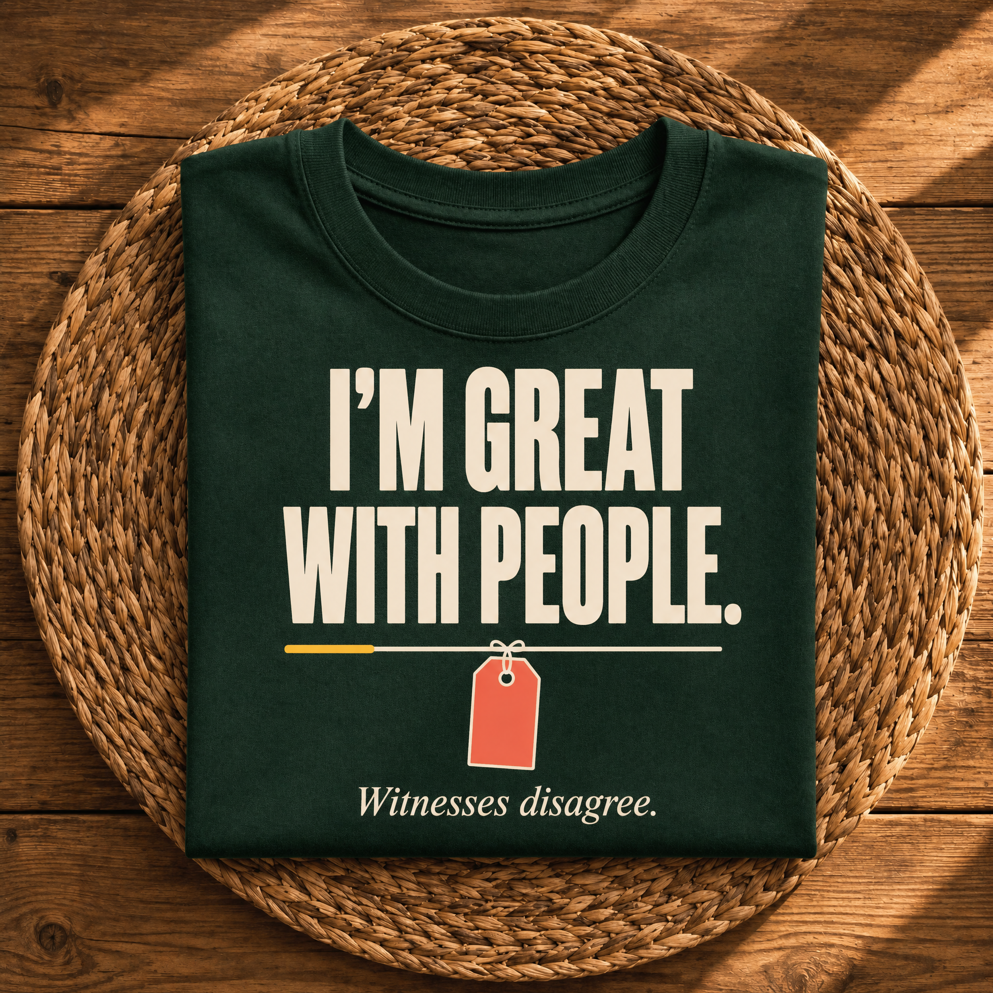 I’m Great With People Funny Sarcastic