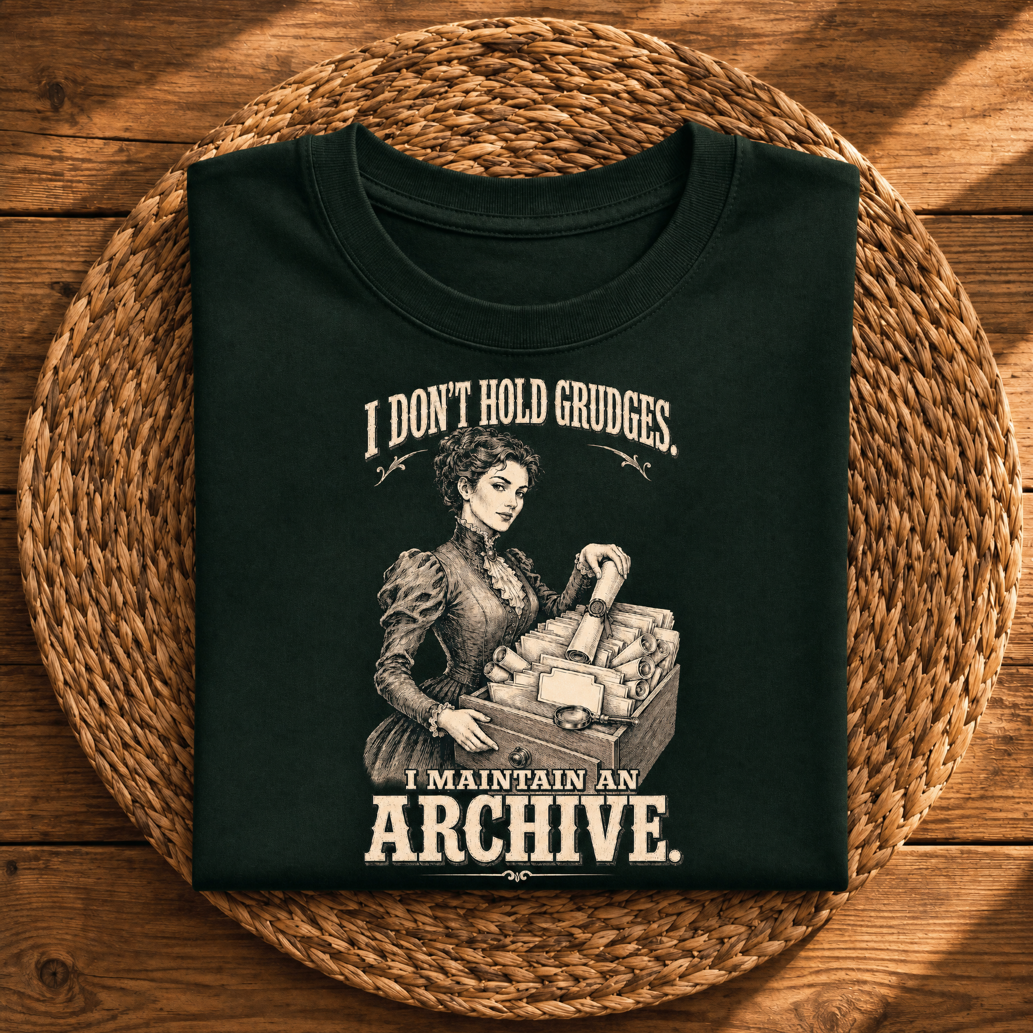 I Don’t Hold Grudges – Funny History Lover Graphic