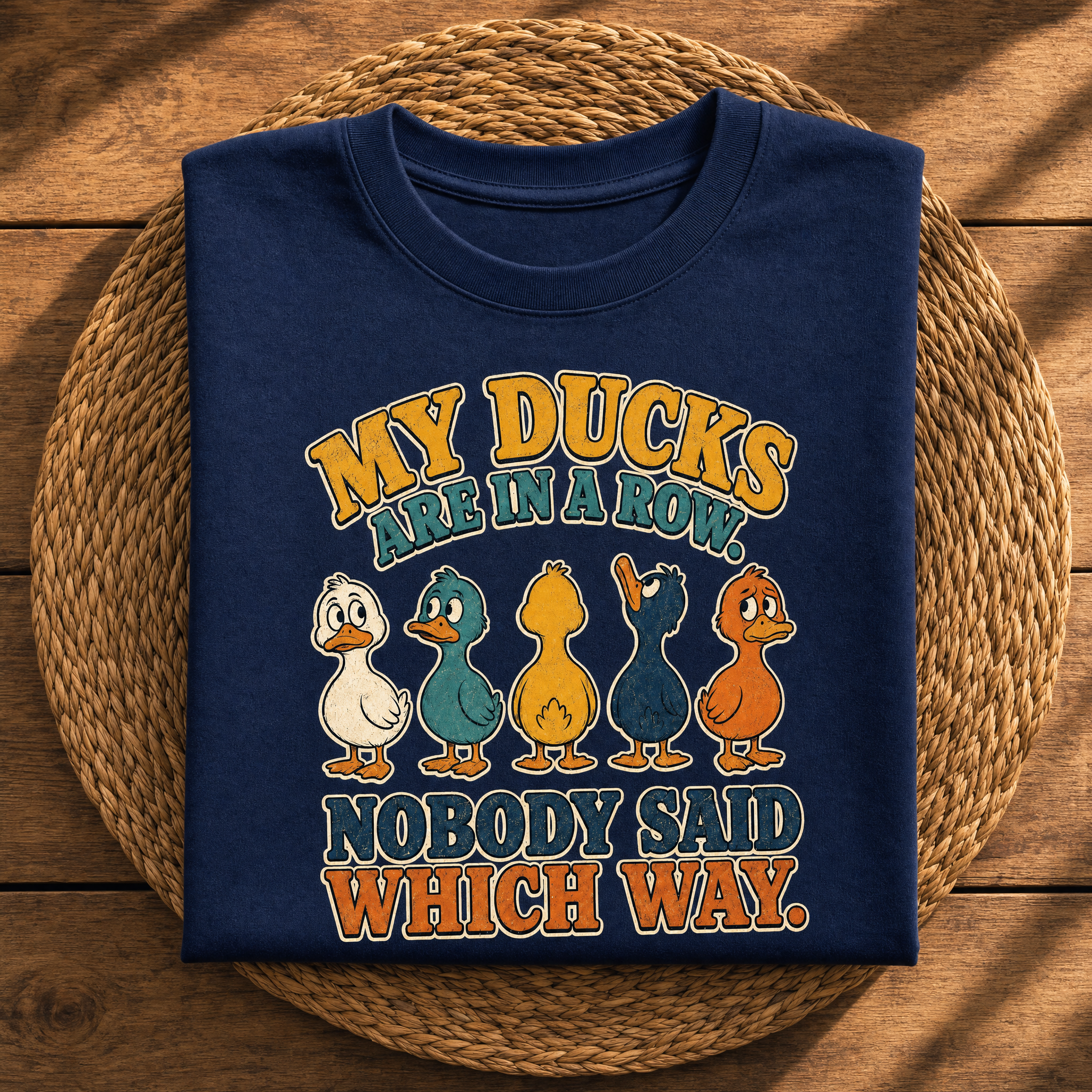 My Ducks Aren’t in a Row – Funny Duck Graphic