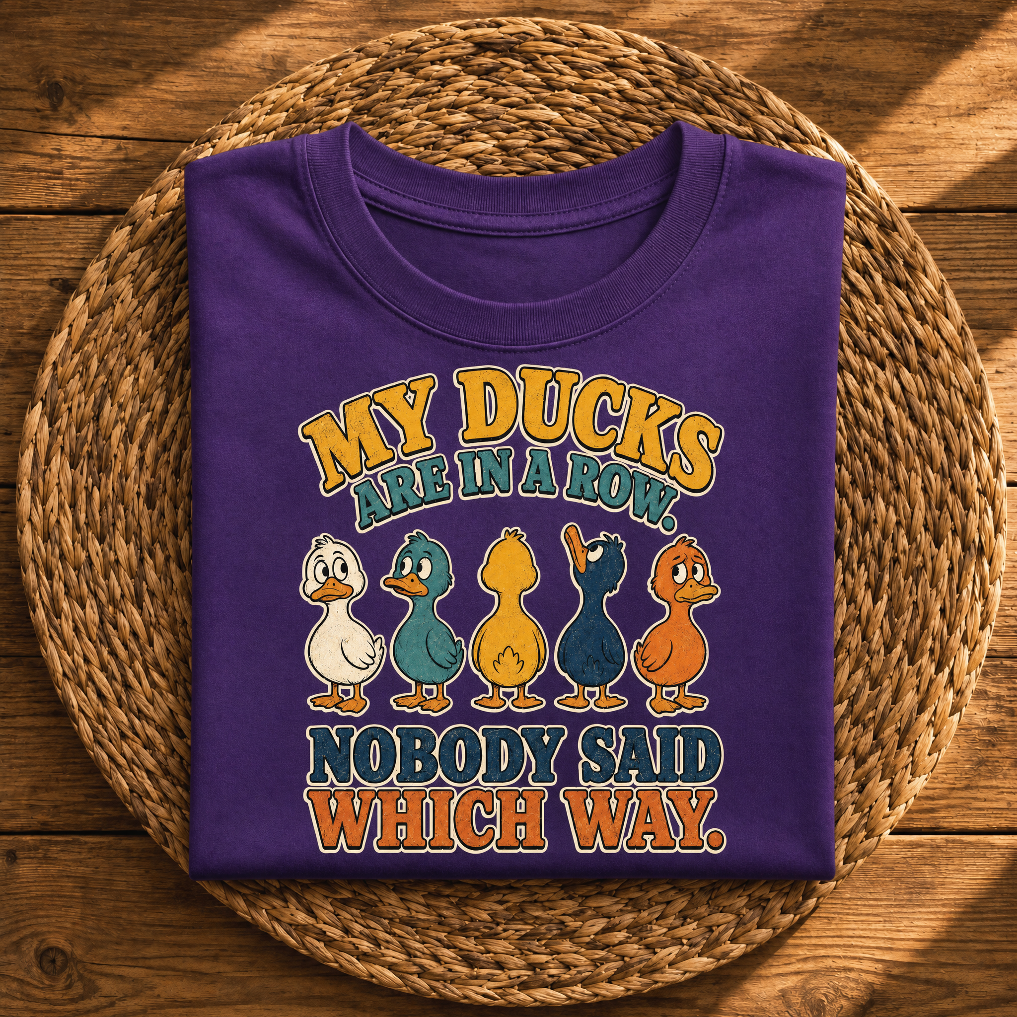 My Ducks Aren’t in a Row – Funny Duck Graphic