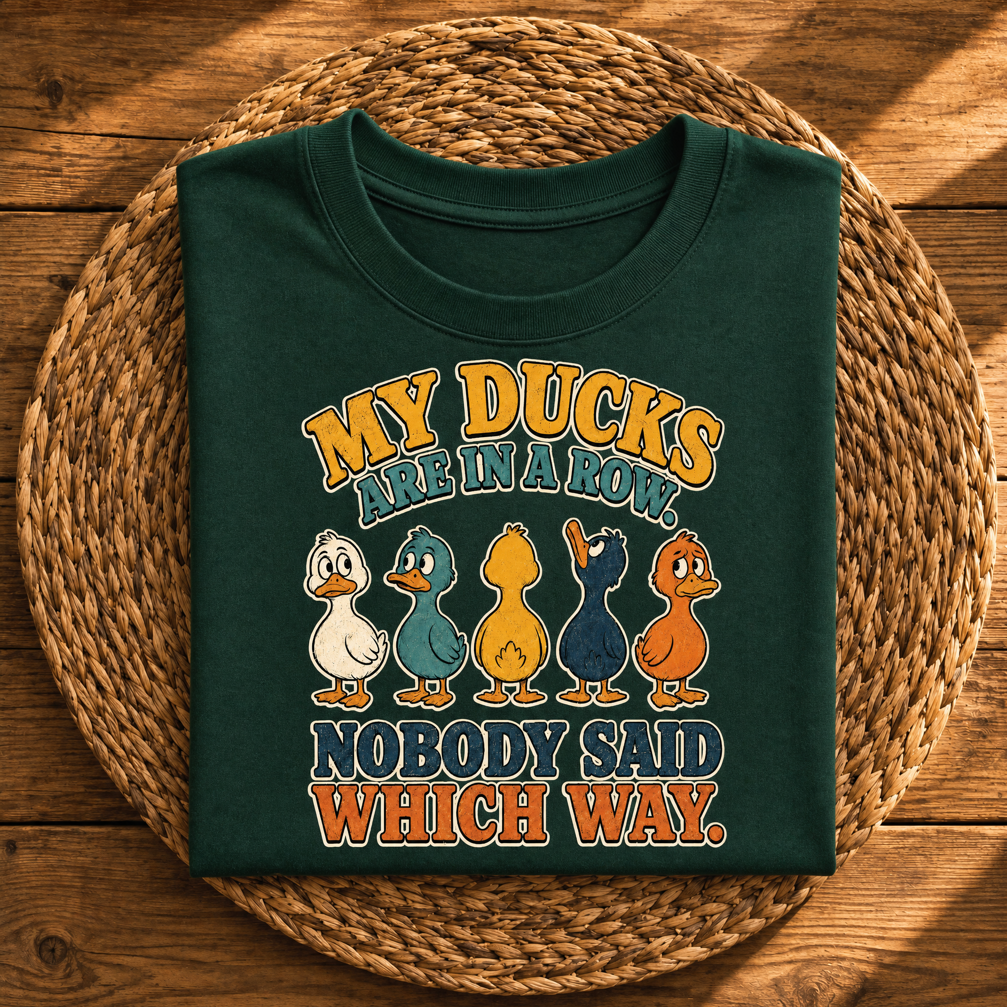 My Ducks Aren’t in a Row – Funny Duck Graphic