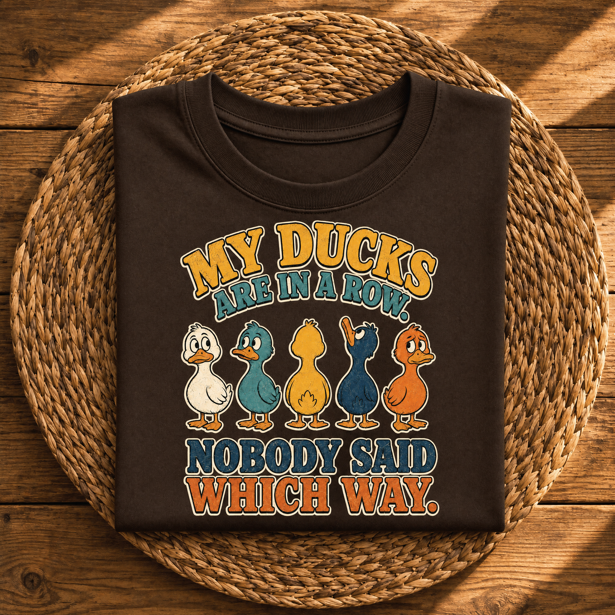 My Ducks Aren’t in a Row – Funny Duck Graphic