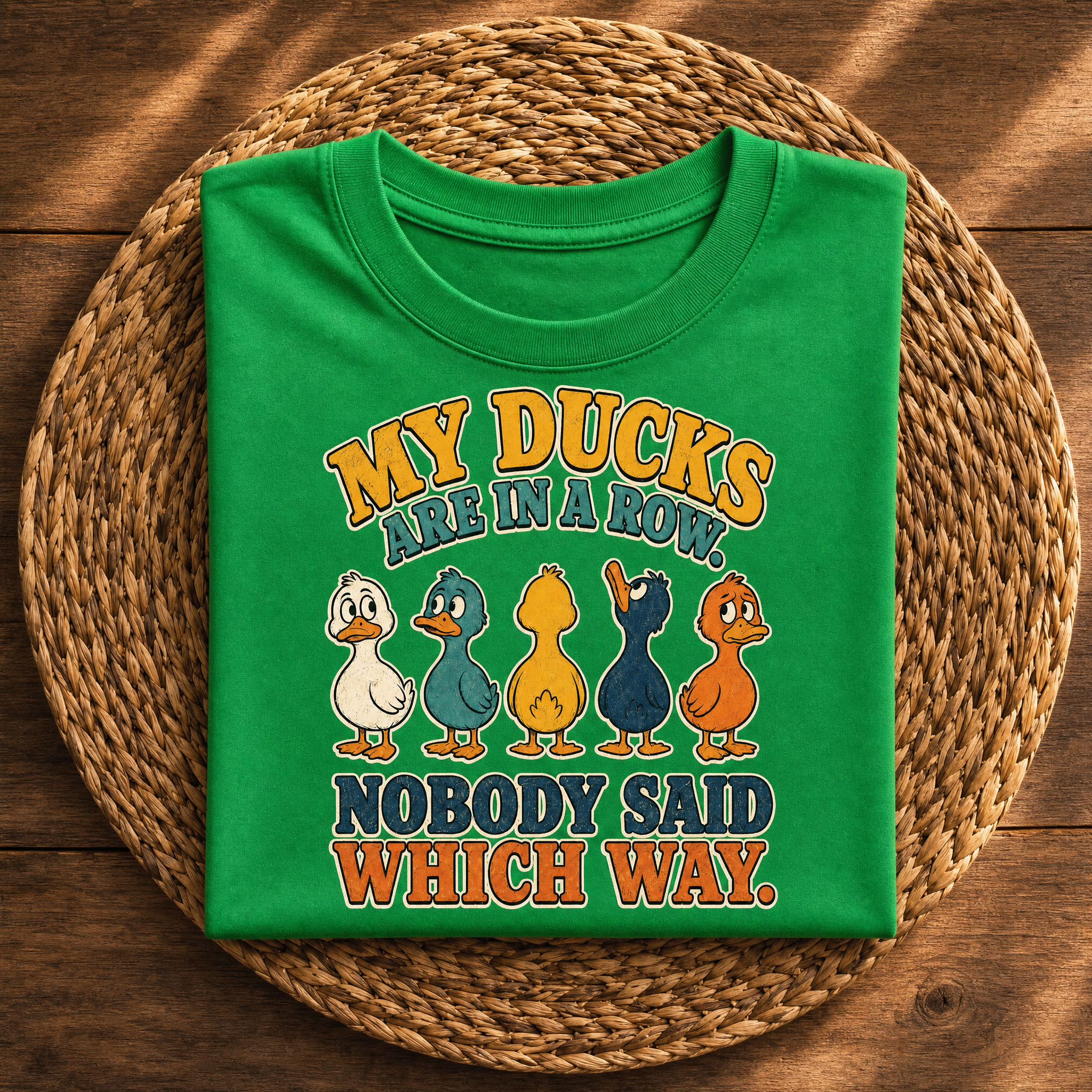 My Ducks Aren’t in a Row – Funny Duck Graphic