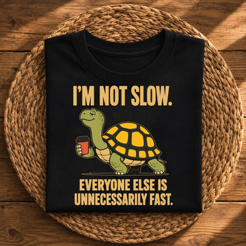 I’m Not Slow, Everyone Else Is Unnecessarily Fast – Funny Turtle