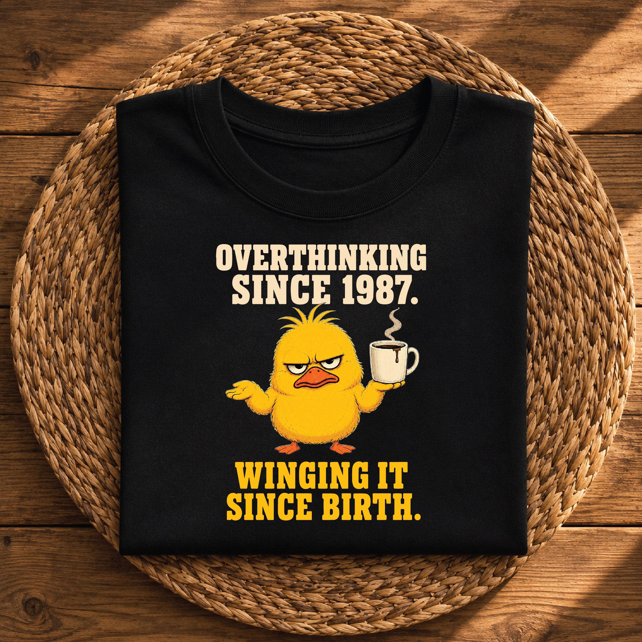 Overthinking Since 1987 Funny Birthday