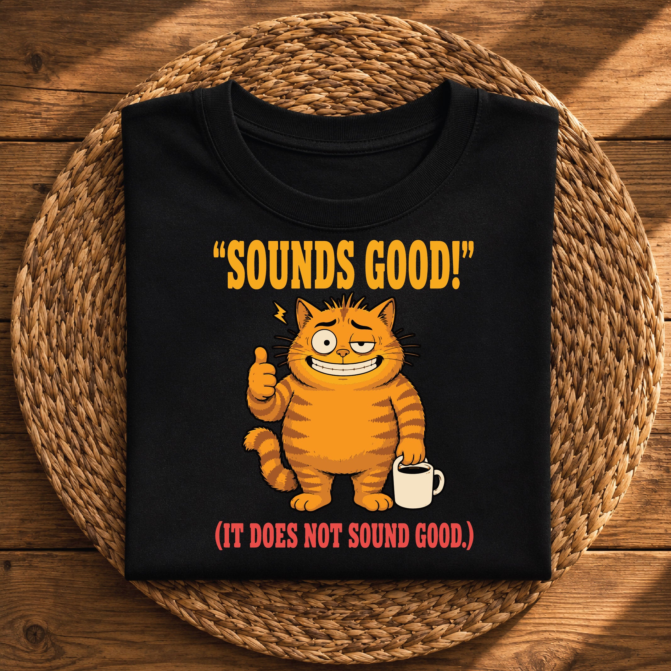 Sounds Good (It Does Not Sound Good) – Funny Sarcastic Cat
