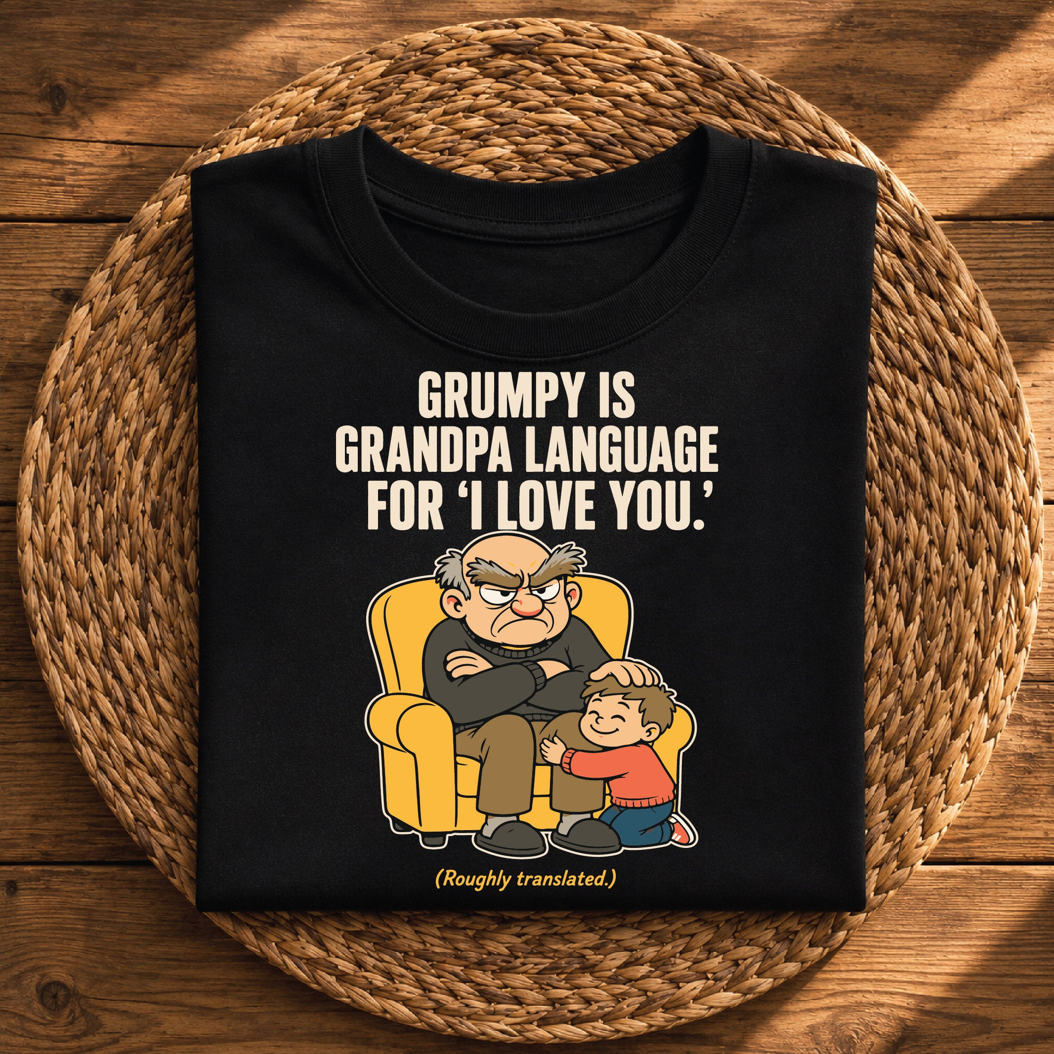 Grumpy Is Grandpa Language for I Love You – Funny Grandpa