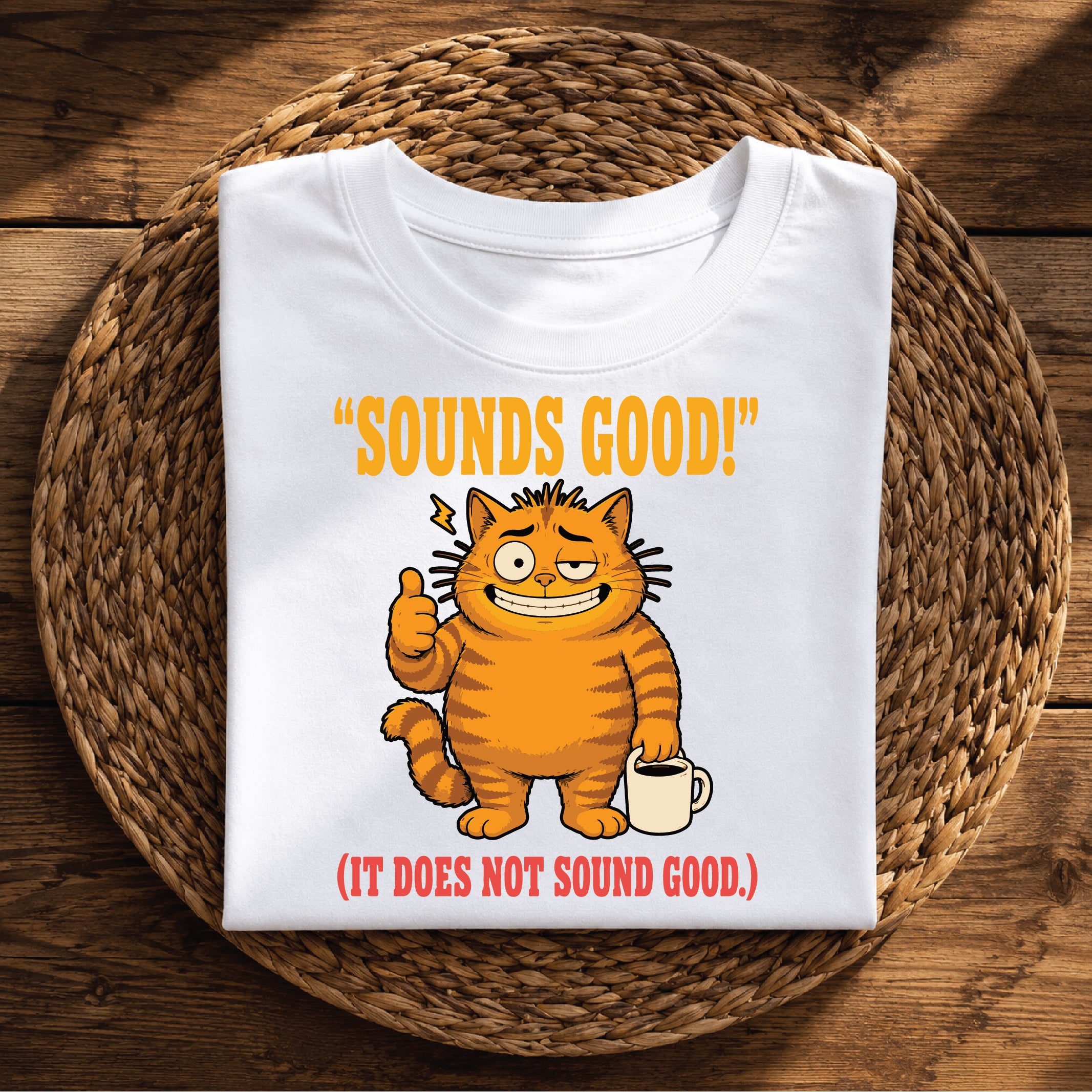 Sounds Good (It Does Not Sound Good) – Funny Sarcastic Cat