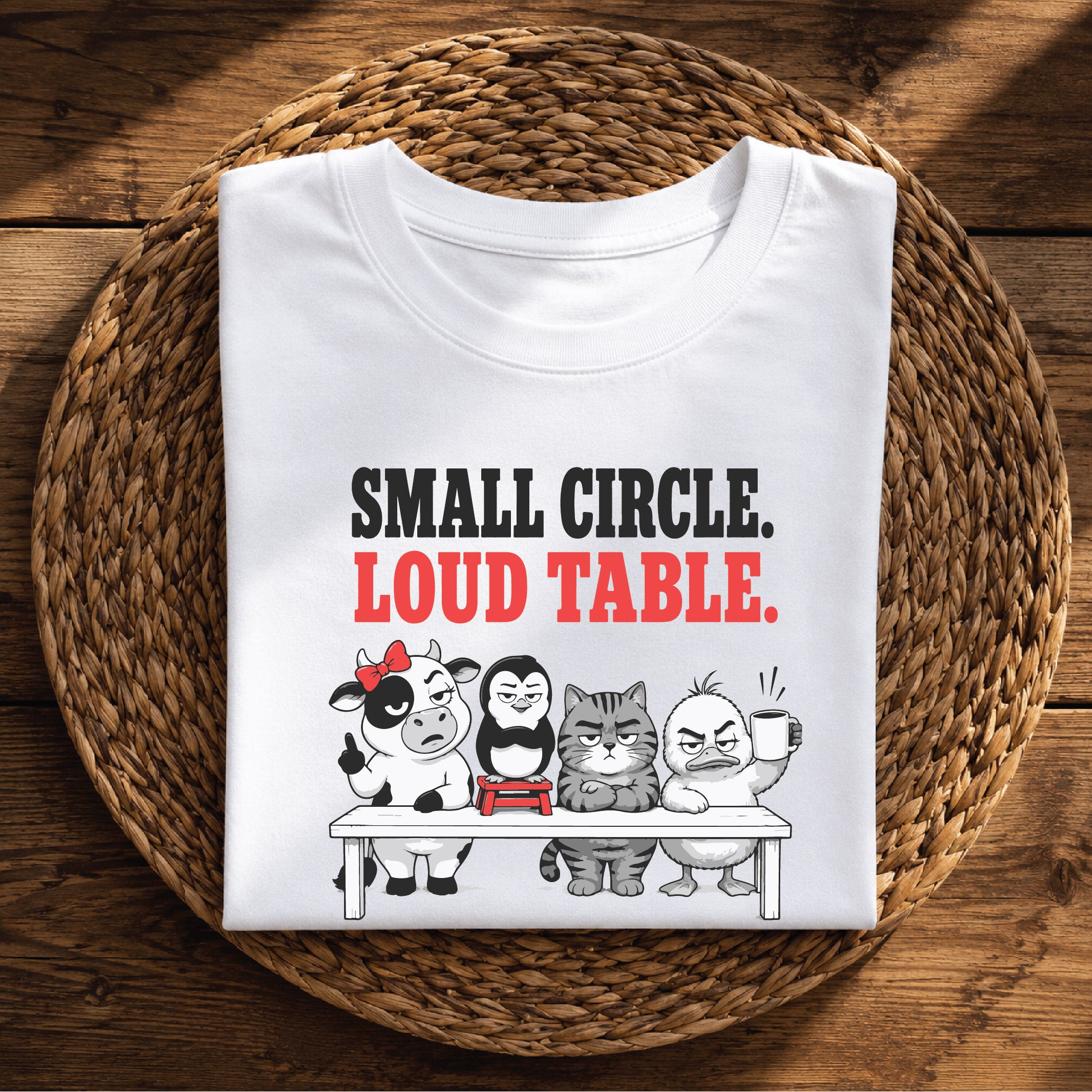 Small Circle, Loud Table – Funny Friendship