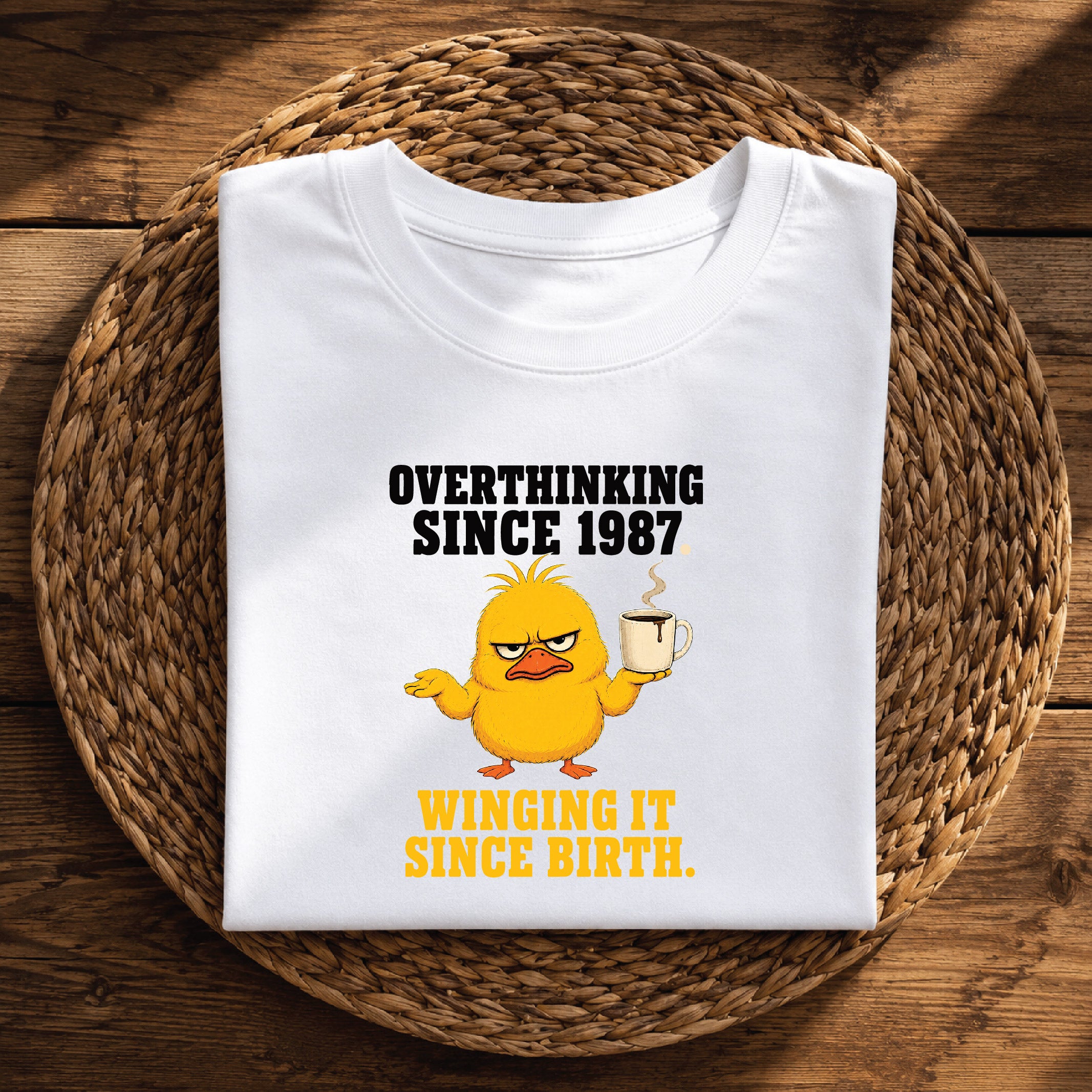 Overthinking Since 1987 Funny Birthday