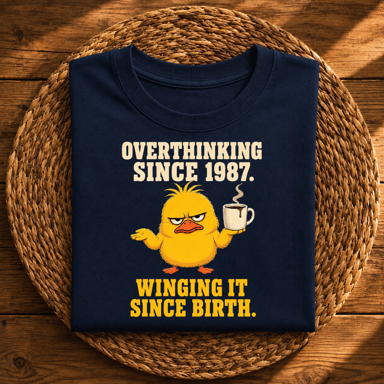 Overthinking Since 1987 Funny Birthday