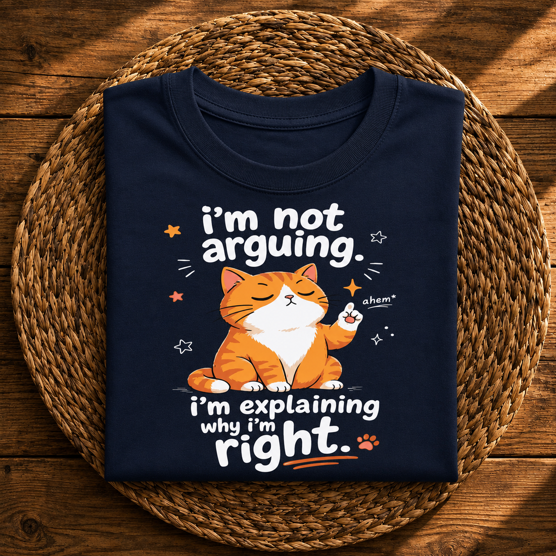 I’m Not Arguing, I’m Explaining Why I’m Right Cat
