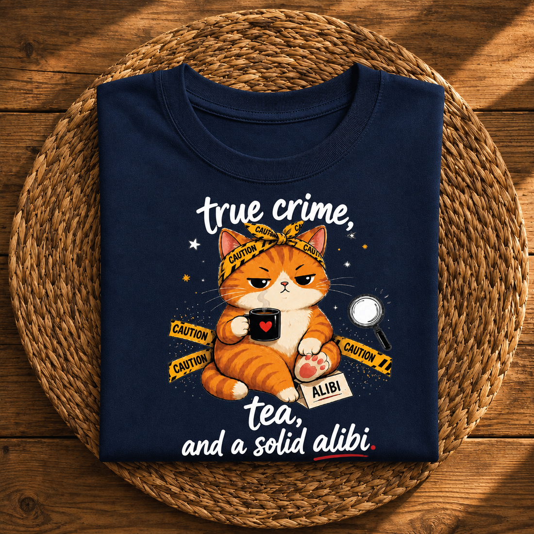 True Crime, Tea & a Solid Alibi Cat