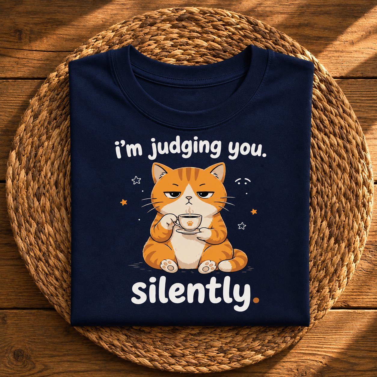 I’m Judging You Silently – Funny Cat