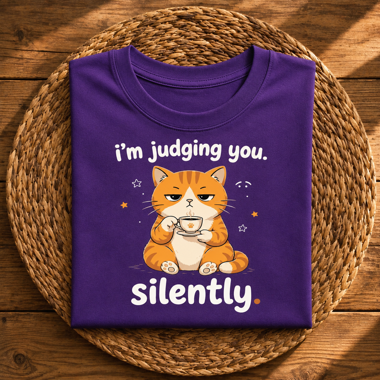 I’m Judging You Silently – Funny Cat