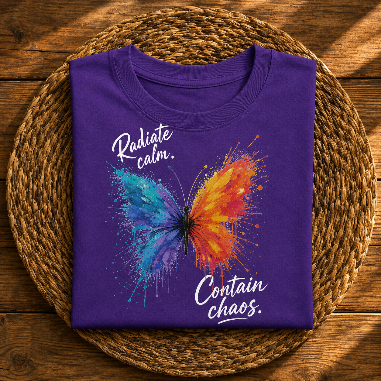 Radiate Calm, Contain Chaos Butterfly